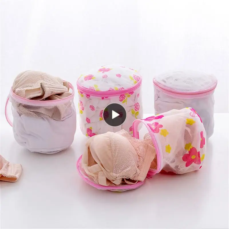 

Multi-functional Sock Washing Organizer Thick Bras Protector Net Encrypted Can Accommodate 1-2 Bras Bra Underwear Washing Bag