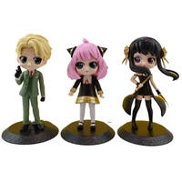 15cm anime spy x family anime figure pvc figures loid forger yor forger manga doll cute fan collection model toys