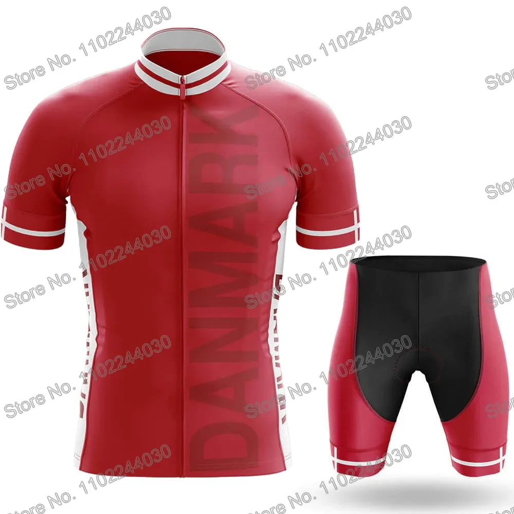 2023 Дания Велоспорт одежда лето Джерси комплект мужской дорожный велосипед