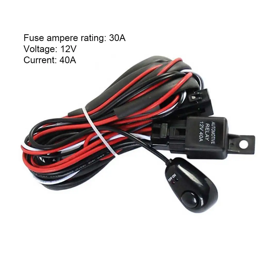 

1 Set Car Foglight Switch Wiring Harness Portable Replacement Antiflaming Light Lamp Switches Part Accessories