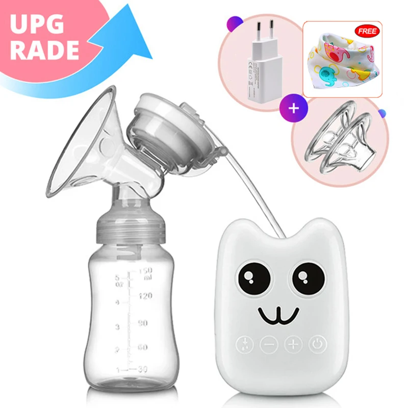 

Electric Breast Pump Milk Pump for Baby Feeding Strong Suction FDA Infant Milk Extractor Breast Enlargement Pumps FEED