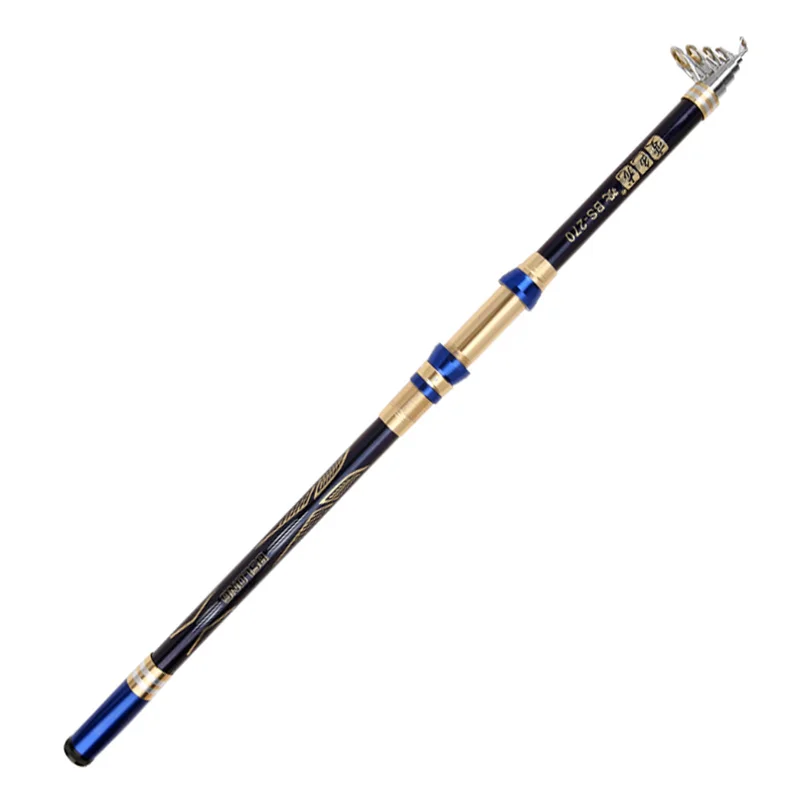 

High Carbon Hand Rod Ultra Light and Hard Carbon Sea Rod Freshwater Fishing Rod Telescopic Fishing Rod 2.1/2.4/2.7/3.6/3.6m