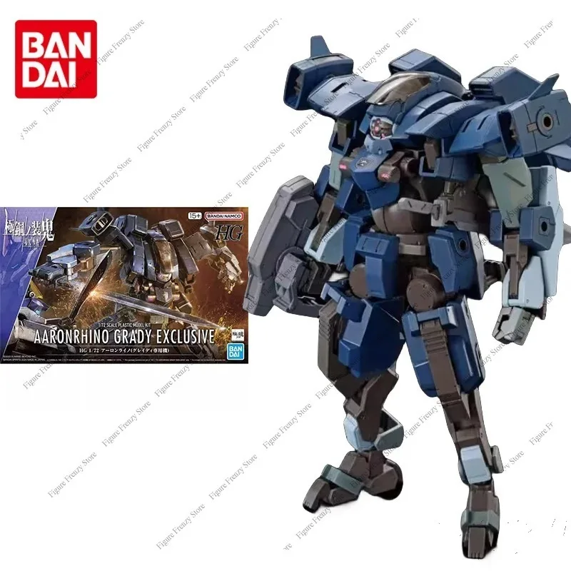 Фото Специальное предложение: Оригинальная эксклюзивная аниме-фигурка Bandai AMAIM Warrior At The Borrline AARON RHINO GRADY, игрушки, подарки №2