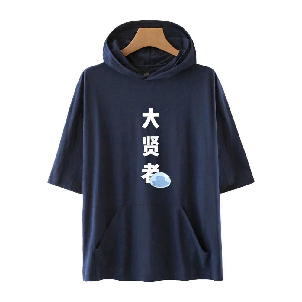 

New T-shirtThat Time I Got Reincarnated as a Slime Hooded T shirts Unisex Summer Short Sleeve Anime T-shirts Fashion Streetwear