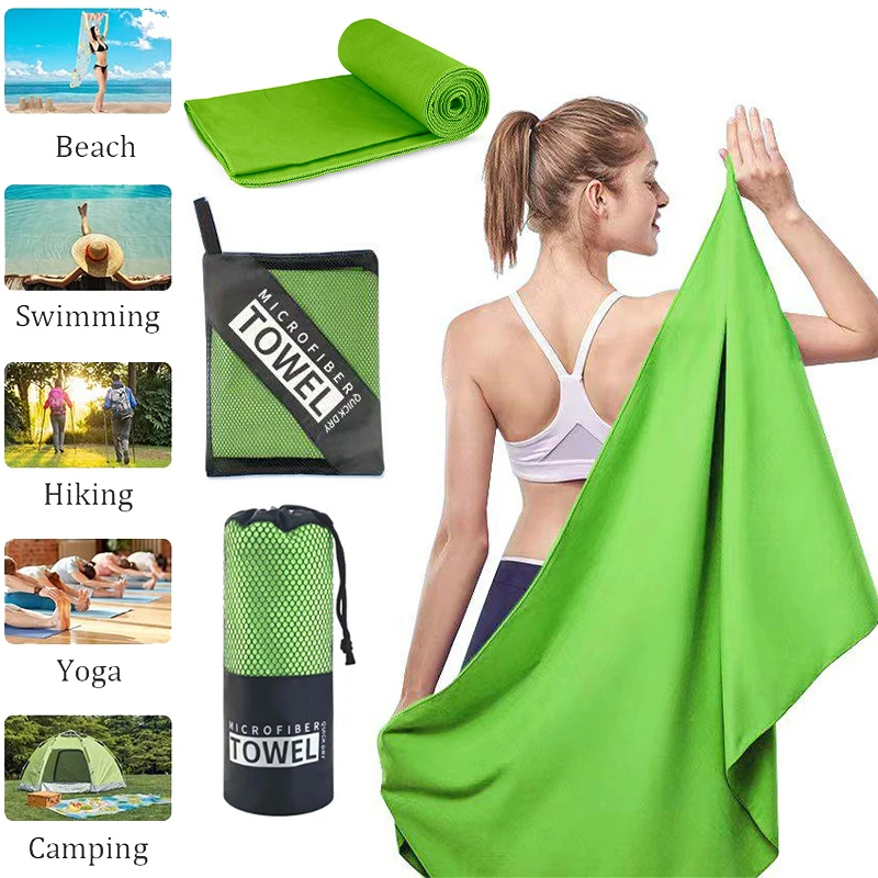 

50x120cm Portable Microfiber Beach Towel Quick Dry Towels for Swimming Beach Travel Yoga Sports Gym Super Absorbent Bath Towel