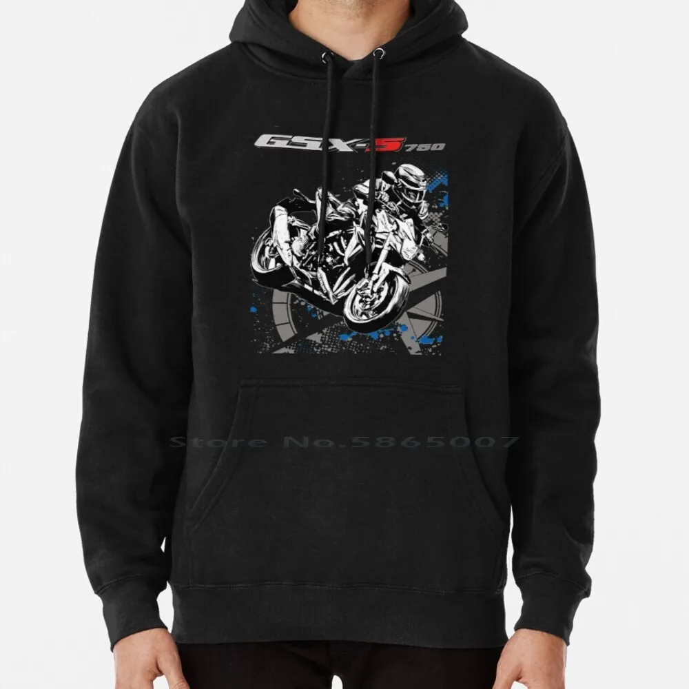 

Gsx-S 750 Hoodie Sweater 6xl Cotton Motorcycles Big Trail Motorbike Adventure Bikers Motoarte Motorsport Tie Dye 2020 Rr