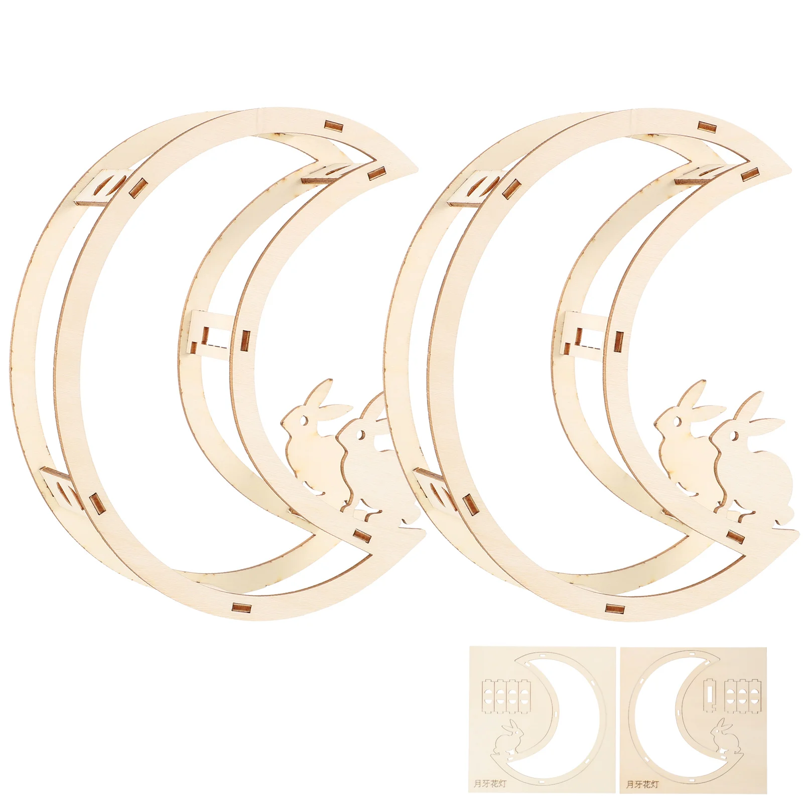 

Lantern Diy Wood Frame Bracket Unfinished Kids Materials Paper Crafting Supply Bracelet Children Accessories