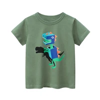 t shirt for boy clothing summer kids short sleeve tops cartoon breathable soft casual tee for toddlers baby