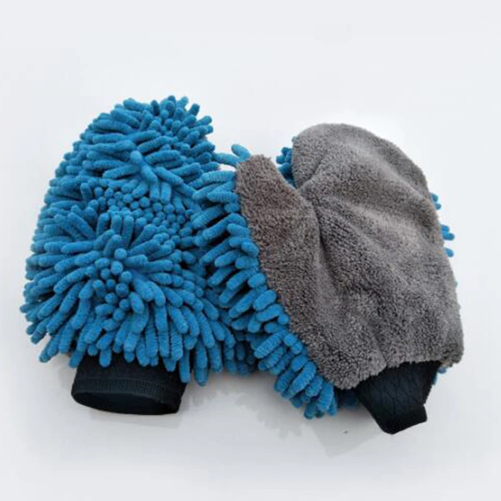 

Chenille Washing Gloves Car Microfiber Wash Glove Soft Scratch-free Towels Mitt Car Detailing Cleaning Wash Cleaning Tools