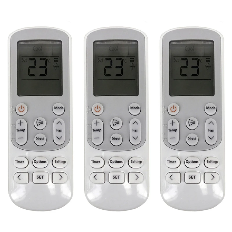 

3X Air Conditioning Remote Control Replacement Direct For Samsung DB93-14643S DB93-15169G DB93-14643T DB93-15882Q
