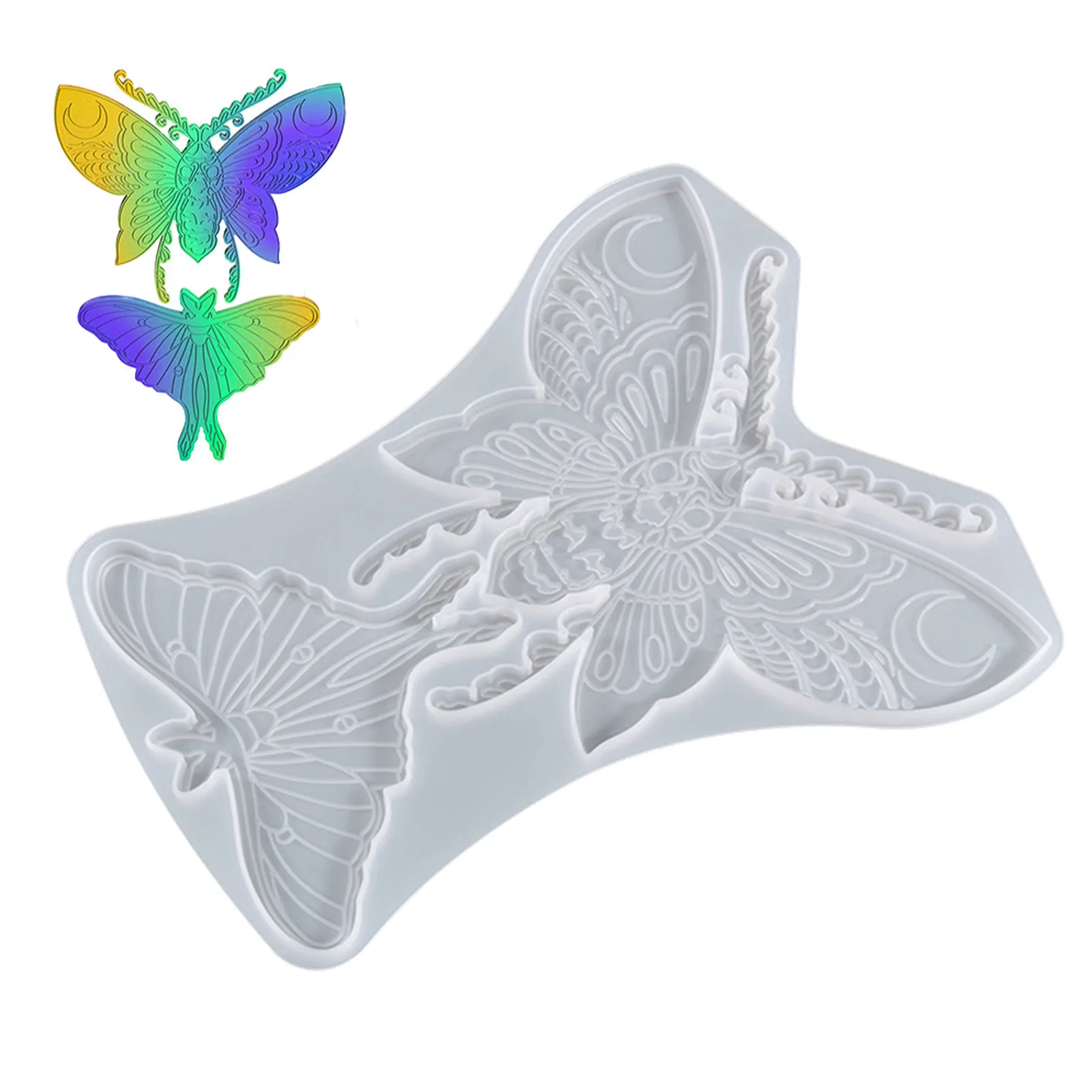 

Butterfly Coaster Molds For Resin Butterflies Coasters Resin Mold For DIY Casting Epoxy Resin Coaster Molds Cup Mats Trays For