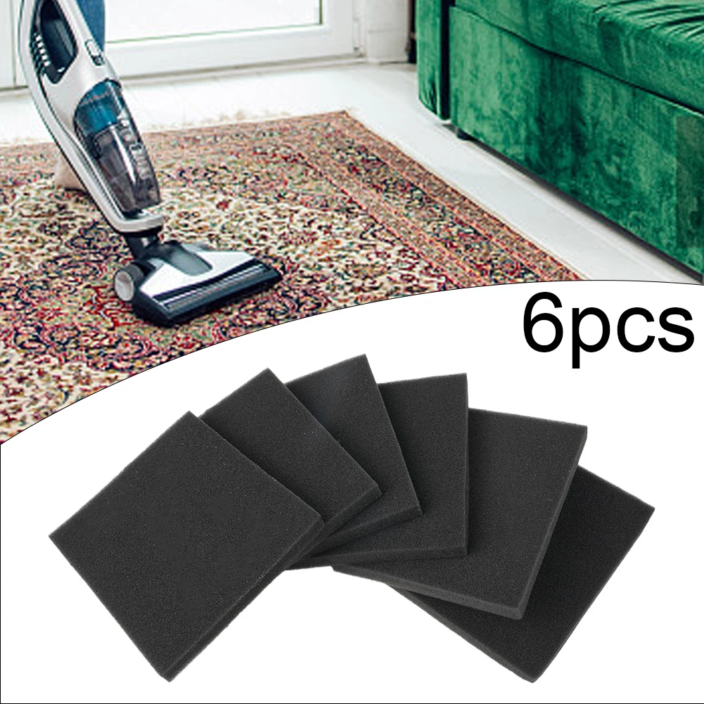 

6PCS SpongeFilters 132*112*10mm For Household Vacuum Cleaner FC8140 FC8142 FC8144 FC8148 Vacuum Cleaner Accessories Filter Mesh