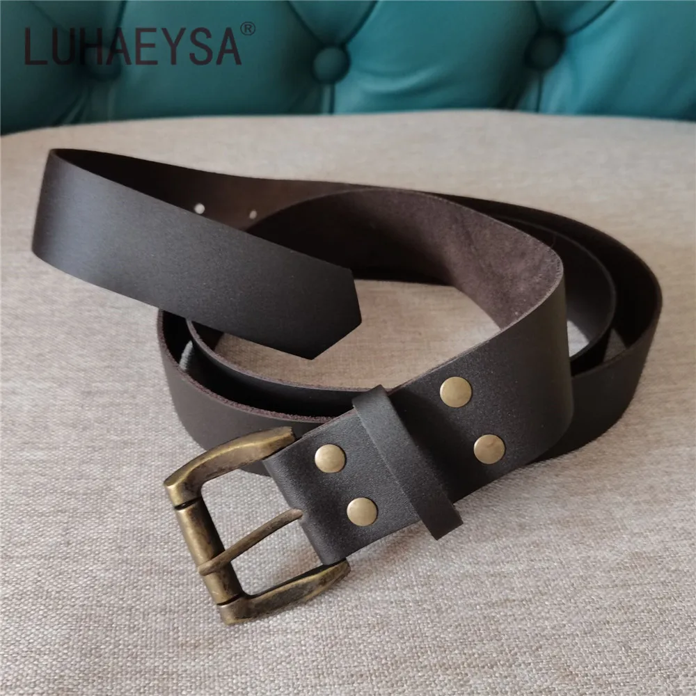 Genuine Leather Cowhide Hard Leather Waist Belt for SN8156 jacket