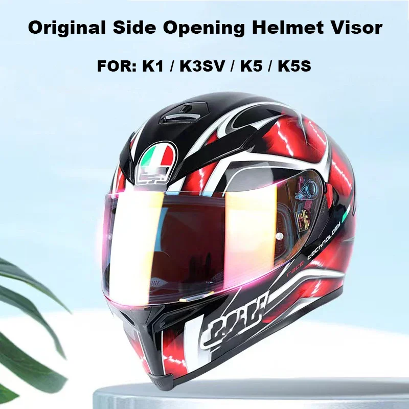 Casco K1 оригинальный козырек для шлема с боковым отверстием Capacete De MotoK1 K3sv K5 K5s анфас