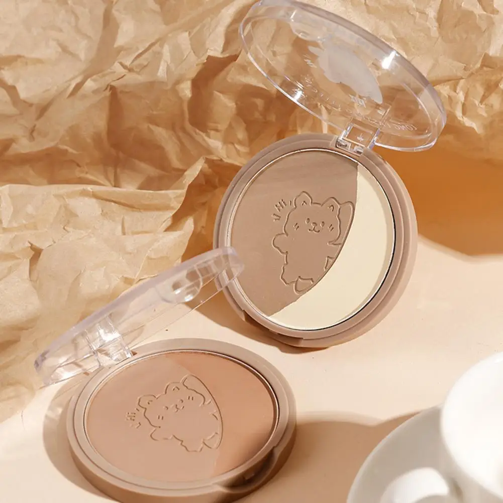 

6,8 г пудра для подсветки, гладкие натуральные смеси, палитра для осветления лица, Хайлайтер для лица, матовая палитра для контуринга для дево...