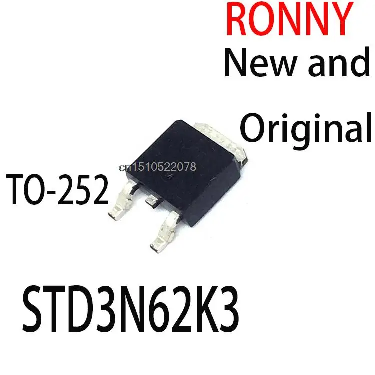

10-100 шт., новые и оригинальные 3N62K3 3N62K TO-252 STD3N62K3