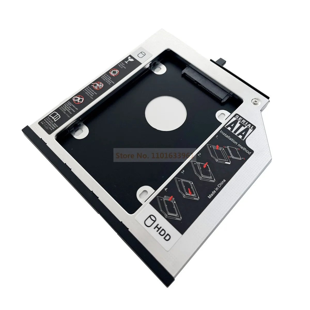

Bezel Panel Faceplate SATA 2nd Hard Drive HDD SSD Optical Caddy Bracket for IBM Lenovo ThinkPad T400 T400s T410 T500 W500 W700