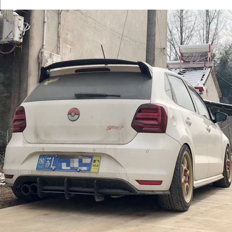 Высококачественный спойлер из АБС-пластика в стиле aspec для Volkswagen Polo 2010-2018 года