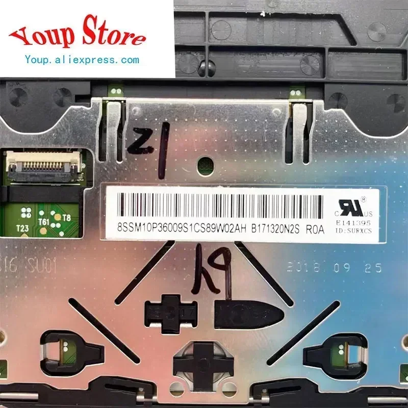 Оригинальный тачпад коврик для мыши кликер Lenovo Thinkpad X1 Extreme P1 Gen1 Gen2 01LX660 01LX661 01LX662