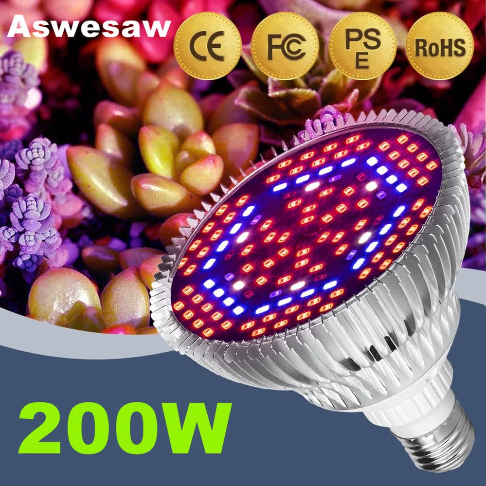 Full Spectrum Phytolamp E27 Plant Bulb E14 Uv Lamp For Greenhouse Flower Seeds Led Hydroponic Growth Light