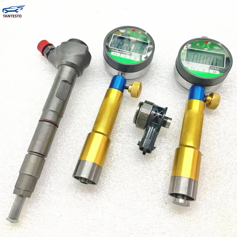 

For Bosch 0445 111 Series Diesel Common Rail Injector Solenoid Valve AHE Armature Lift Travel Measuring Test Tool Seat