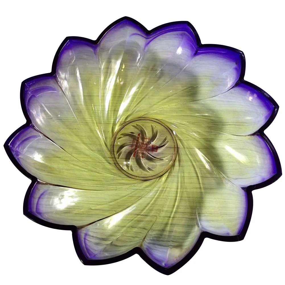 

Snacks Tray Flower Design Candy Nut Dish Plate Snack Appetizer Serving Dish For Wedding