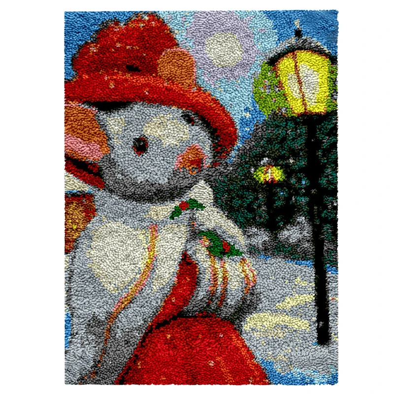 Комплект из необработанной пряжи для вязания крючком с застежкой предварительно