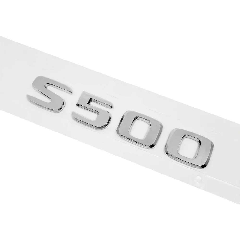 Фото АБС-пластик S500 S500L S600 S600L багажник задний логотип значок эмблема наклейка для Mercedes Benz S Class W126 W140 W220 W221 W222 C217 №3