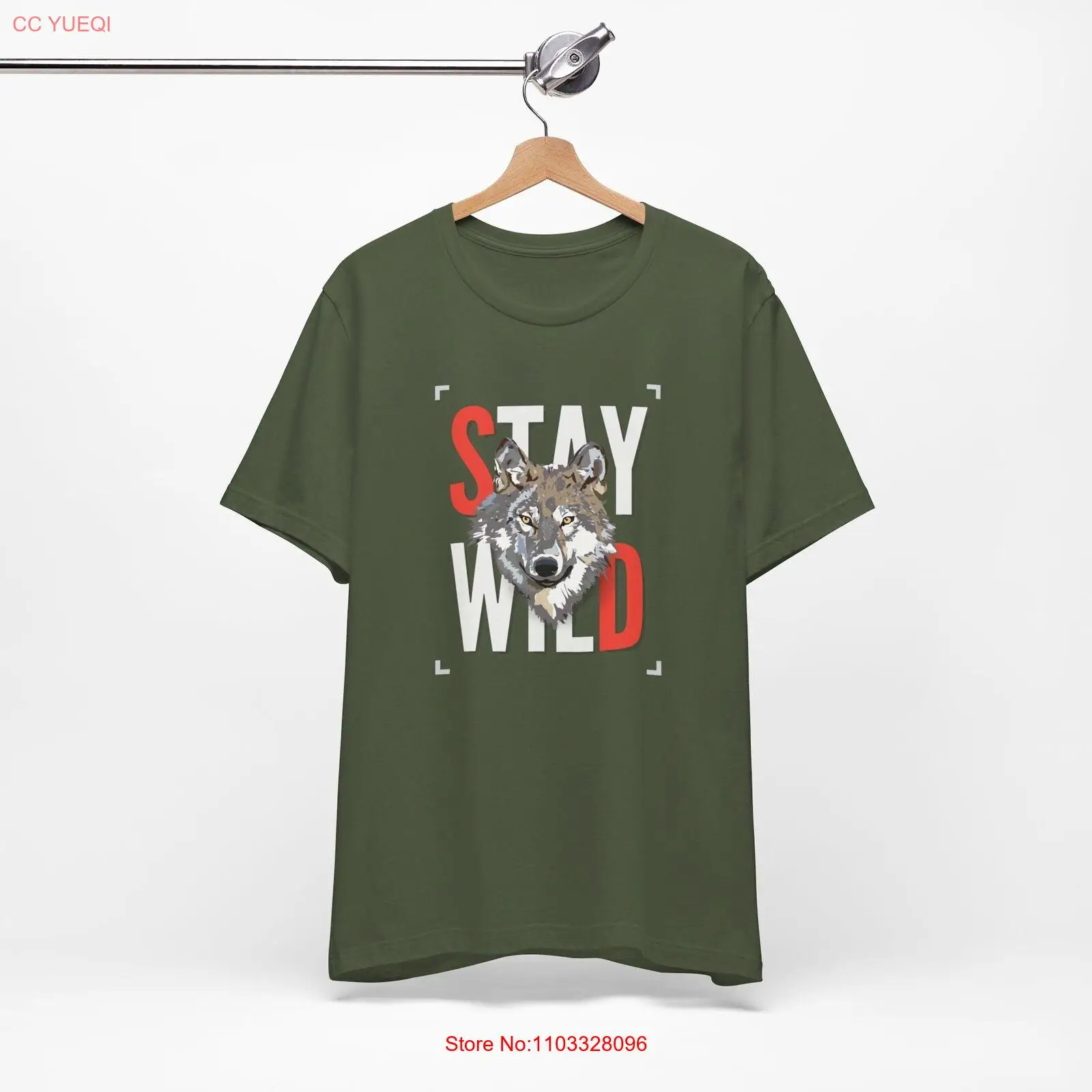 Футболка Stay Wild уличная рубашка для любителей природы