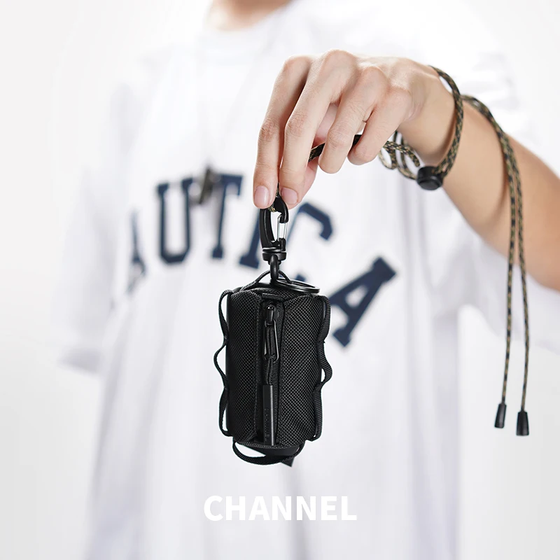 

Outdoor Ballistic Nylon Charm Bag Mini Bucket Bag Key Case EDC