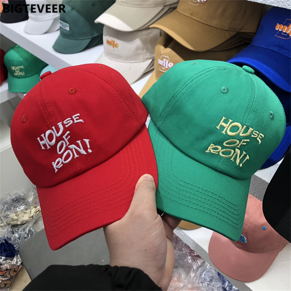 

Spring Women's Baseball Cap Soft Top Snapback Hip Hop Embroidered Cotton Soft Top Couple Hat Unisex Sports Baseball Cap