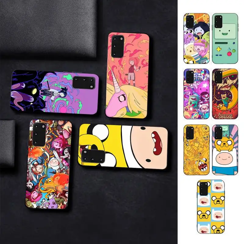 

Anime Aven-ture Time Phone Case for Samsung S10 21 20 9 8 plus lite S20 UlTRA 7edge