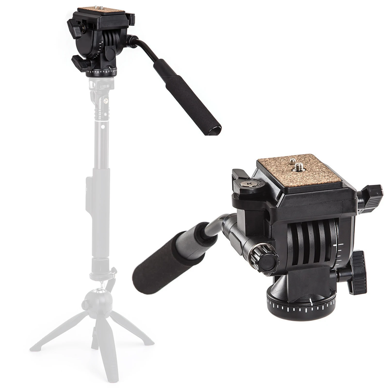 

Camera Ball Head Professional Hydraulic Damping Tripod Head for Photography