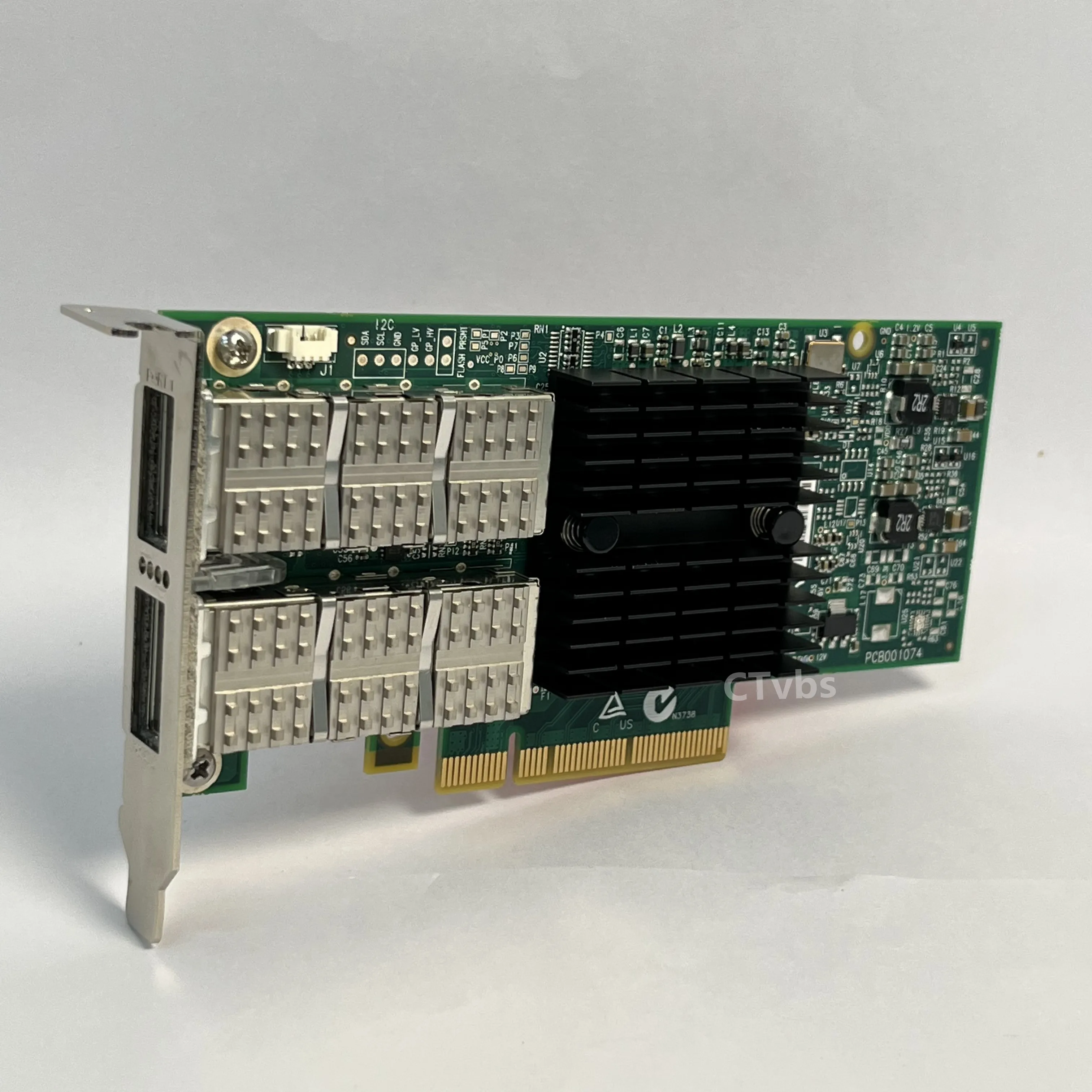 MCX354A-FCBT Mellanox CX354A ConnectX-3 VPI 40/56GbE Dual-Port QSFP Ethernet Adapter