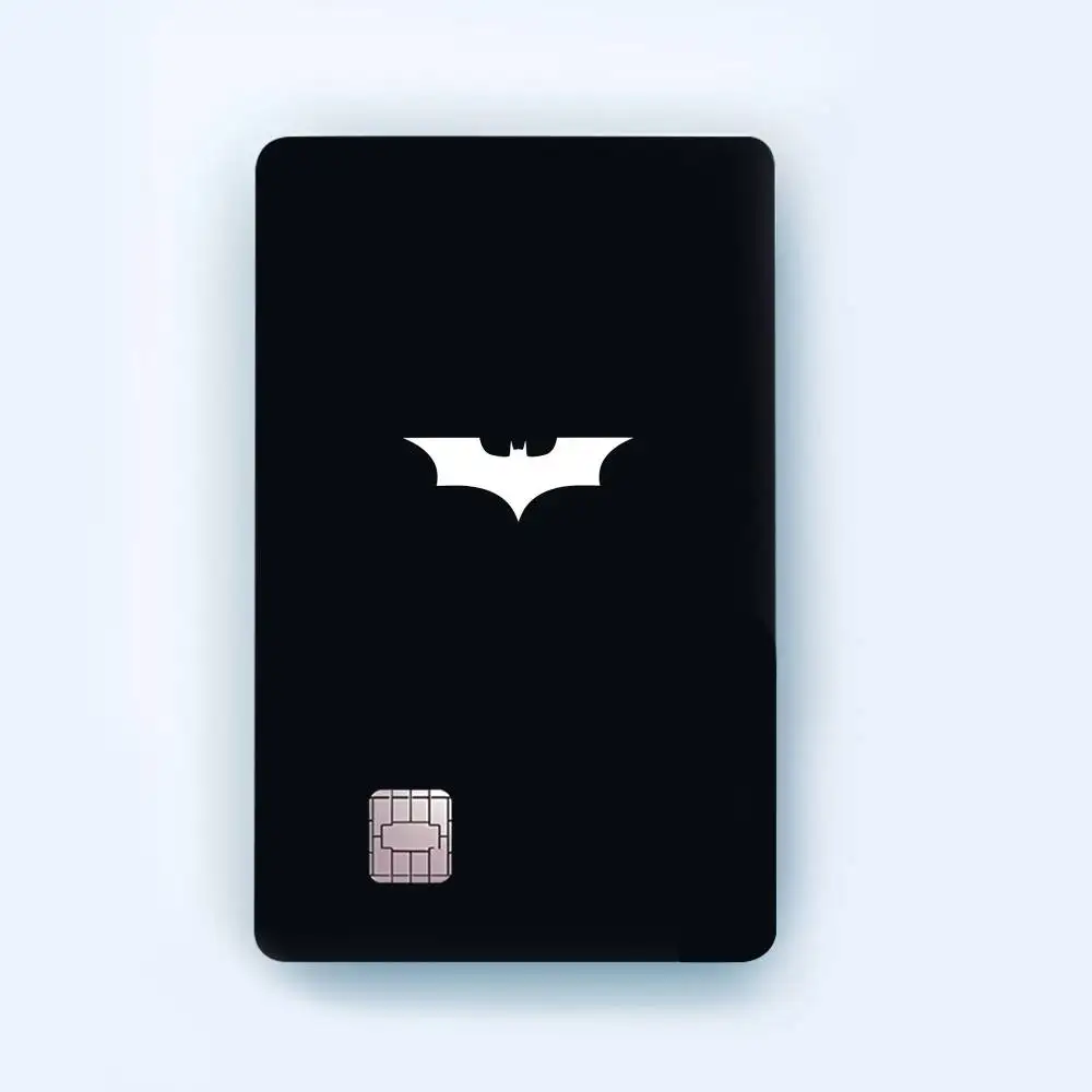 

Аниме B-batmans DDC наклейки для карт декоративная водонепроницаемая пленка кожаный чехол кредитный дебетовый передний банковский автобус пропуск