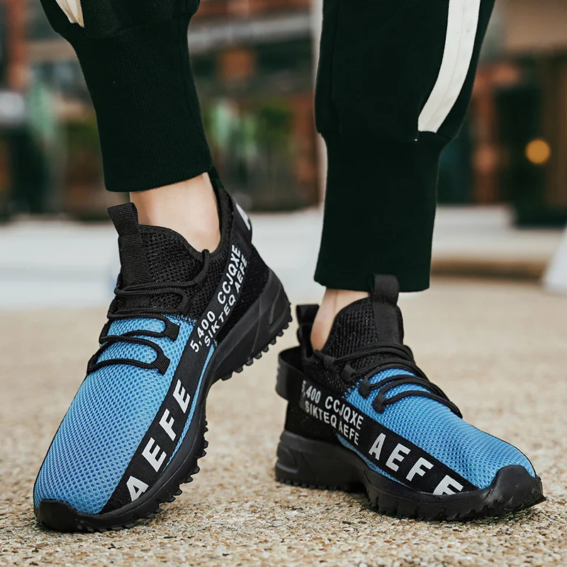 Men Running Shoes Lace Up Men Casual Sneakers Lightweight Men's Sport Shoes Breathable Walking Jogging Shoes Zapatillas Hombre