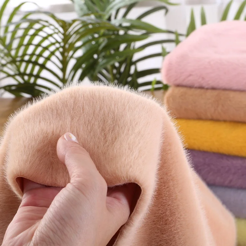 Меховая ткань по метрам для пальто одежда своими руками шитье утолщенный зимний