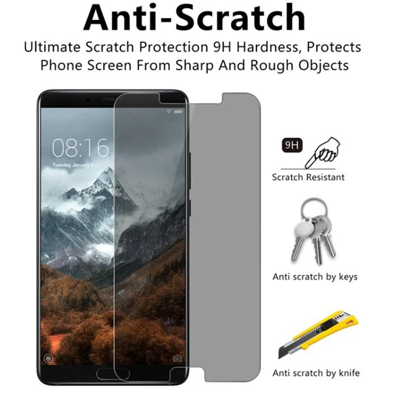 1 3 pcs anti spy protective tempered glass for huawei p20 p30 p40 lite e 5g pro p50 p10 plus privacy screen protector glass free global shipping
