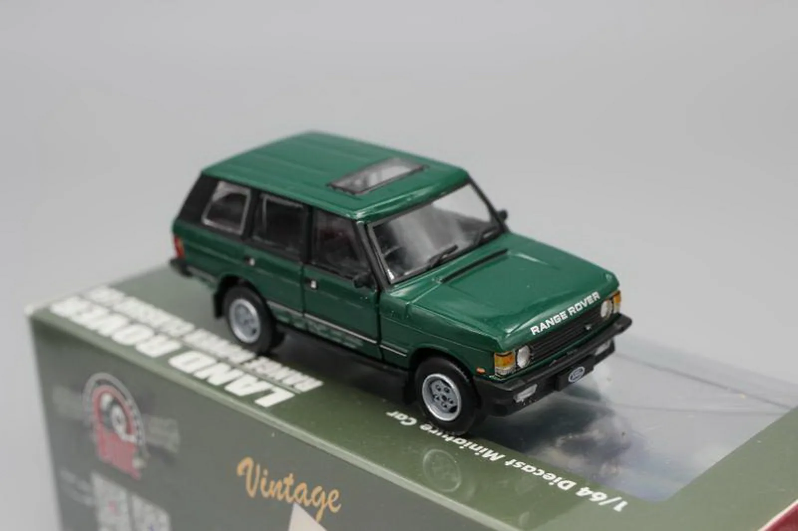 Литой зеленый автомобиль BMC 1/64 Range Rover Classic LSE 1992 Игрушечная модель