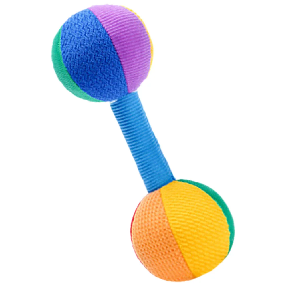 

Infant Dumbbell Supple Baby Supplies Barbell Appease Grip Toy Cloth Colorful