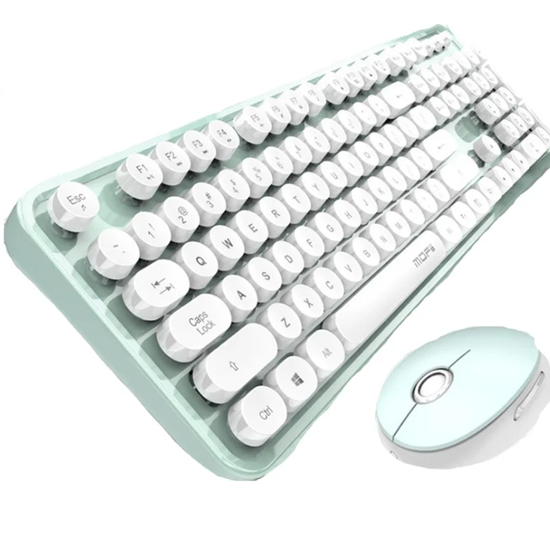 

Клавиатура беспроводная в стиле панк, 84 клавиши, 1600DPI