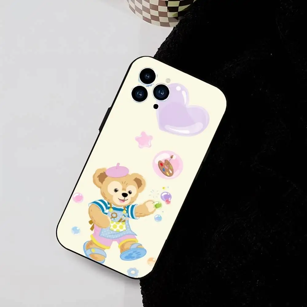 Фото Чехол для телефона Cartoon Cutte D-duffy и S-ShellieMay, крутой черный силиконовый мягкий чехол для iPhone 16, 15, 14, 13, 12, 11 X XR Plus Pro Max Plus №3
