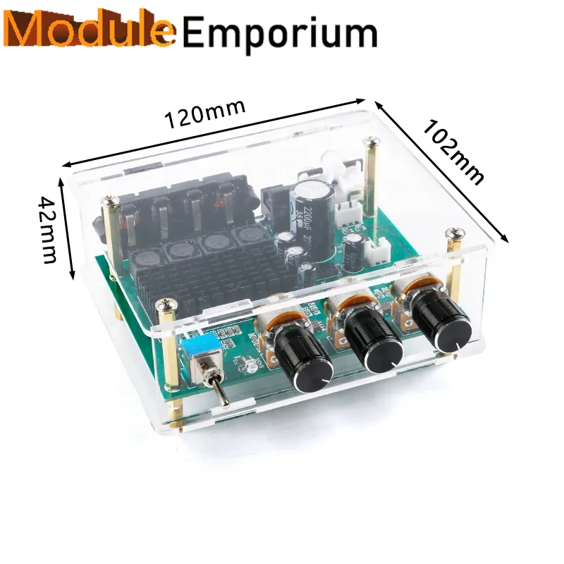 

Оригинальный двухканальный цифровой усилитель мощности Tone 2X80W XH-M570