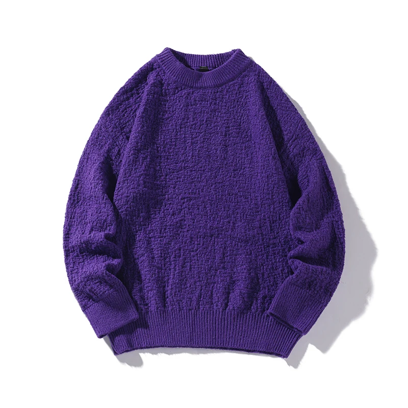 Зимние свитера мужские теплые модные повседневные вязаные пуловеры мужская