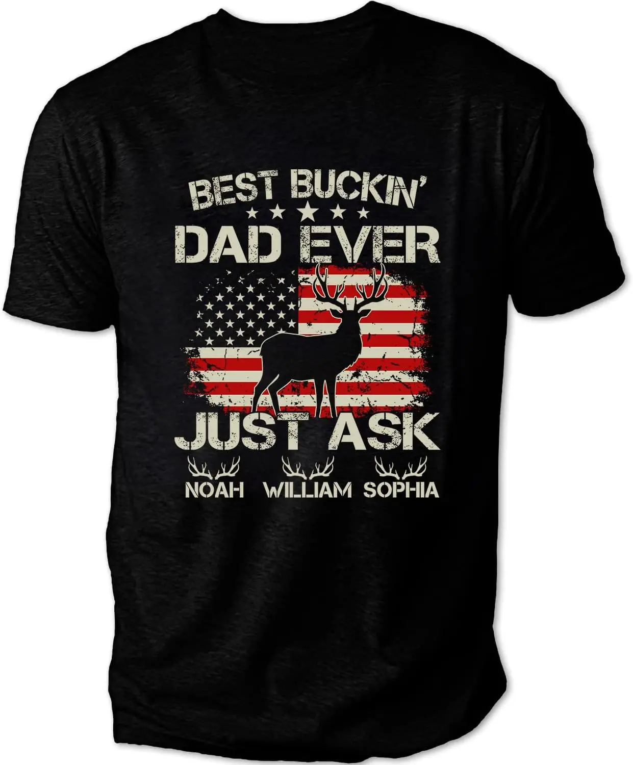 Персонализированные подарки для папы Футболка - Подарки охоты от дочери сына