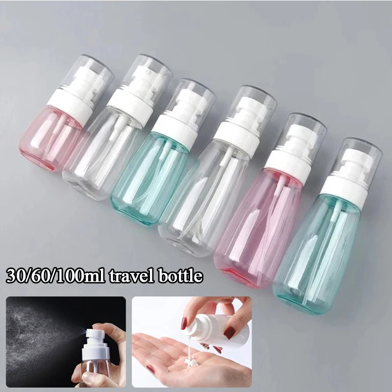 

1PCS 30/60/100ml Portable Bottle Empty Lotion Shampoo Dispenser Hot Sell Refillable Bottles Disinfection Spray Bottle
