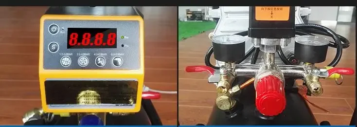 Китайский спиральный 10hp oilless 10 литров 20 бар портативный промышленный