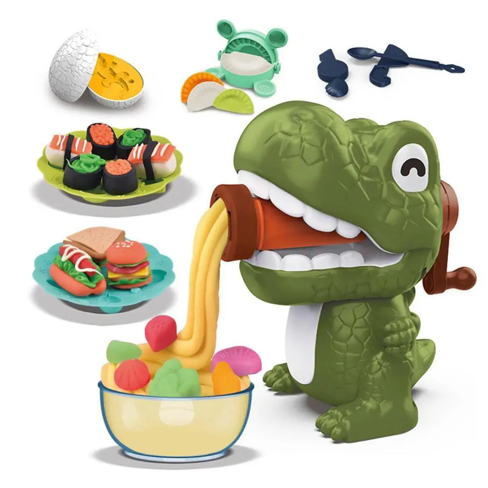

Cute Animal DIY Color Mud Machine Toys For Kids Family Clay Paper Simulation House Play Toy Noodle Mud 3 Model