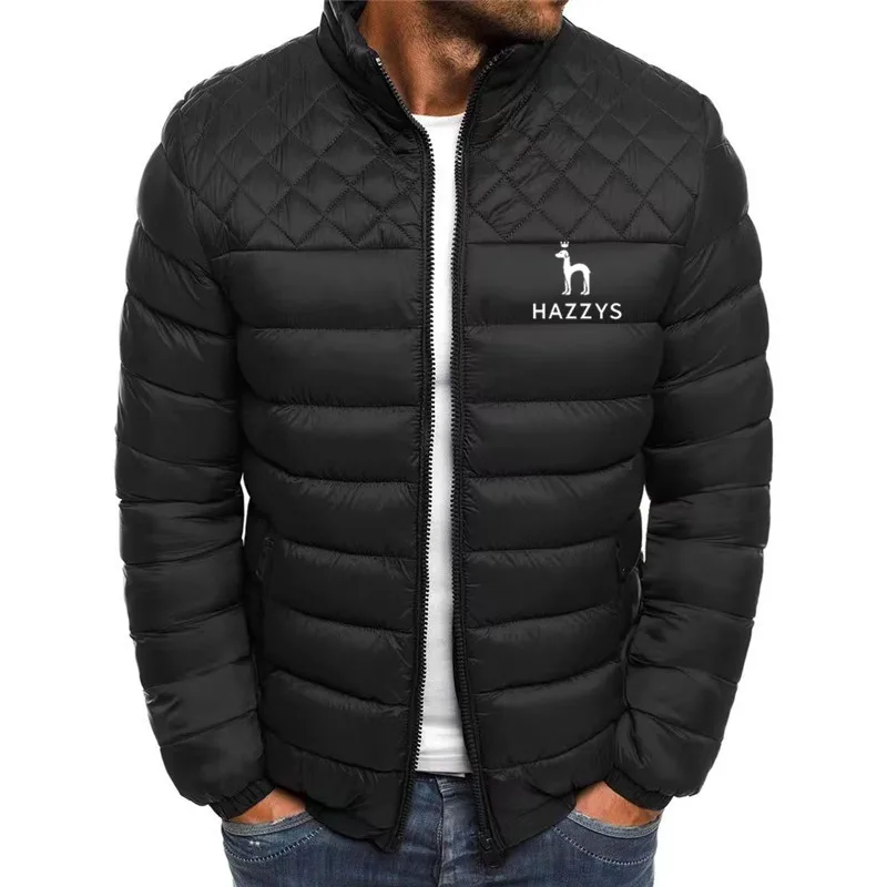 2022 New HAZZYS Printing High-quality Down Jacket Light And Thin Men's And Women's Same Style High Street Quality