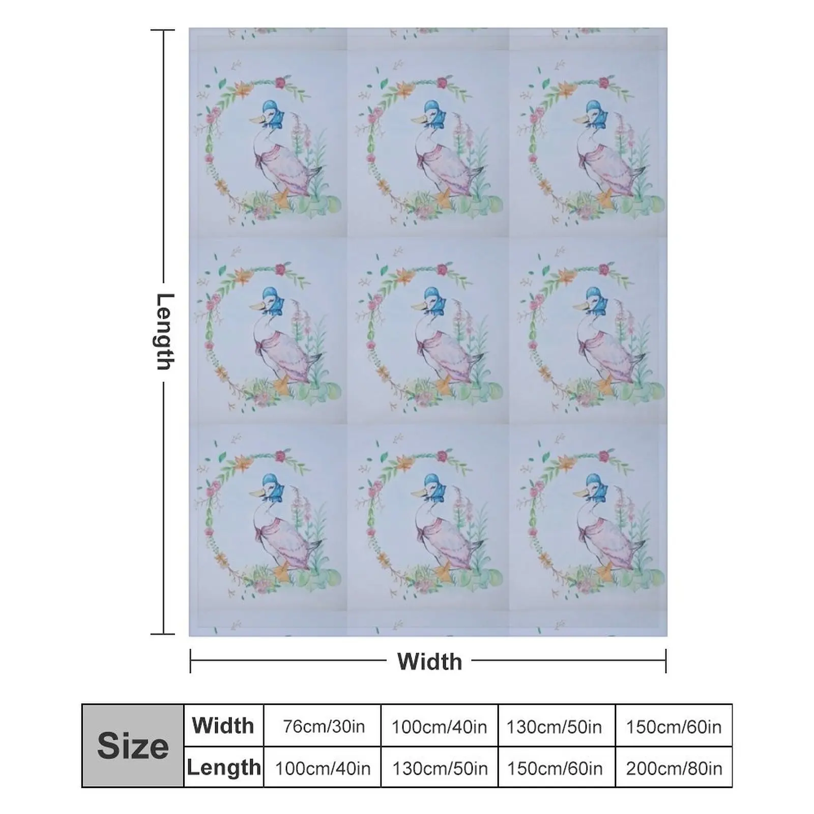 Плед г-жа Jemima Puddleduck покрывала на кровать декоративные одеяла для диванов и